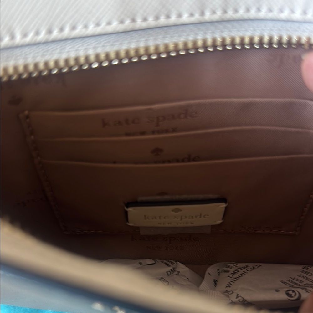 Kate Spade White and Tan Shoulder Bag - Picture 3 of 4